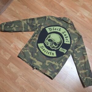 BLACK LABEL SOCIETY Upcycled Camo Jacket